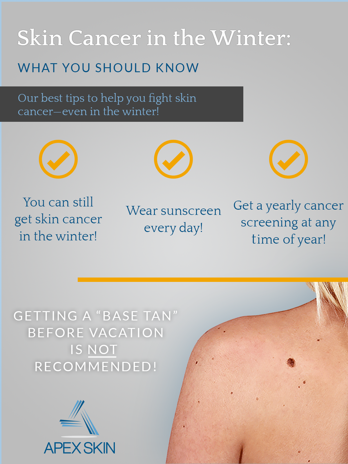 skin cancer in winter