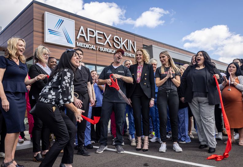Crain's Cleveland features Apex Grand Opening Apex Dermatology & Skin