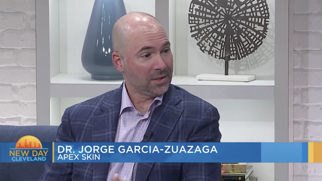 Dr. Garcia on New Day Cleveland to talk about scars and the Purple Heart Project