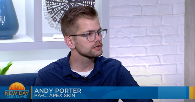Andy Porter, dermatology physician assistant and skin care specialist Ohio