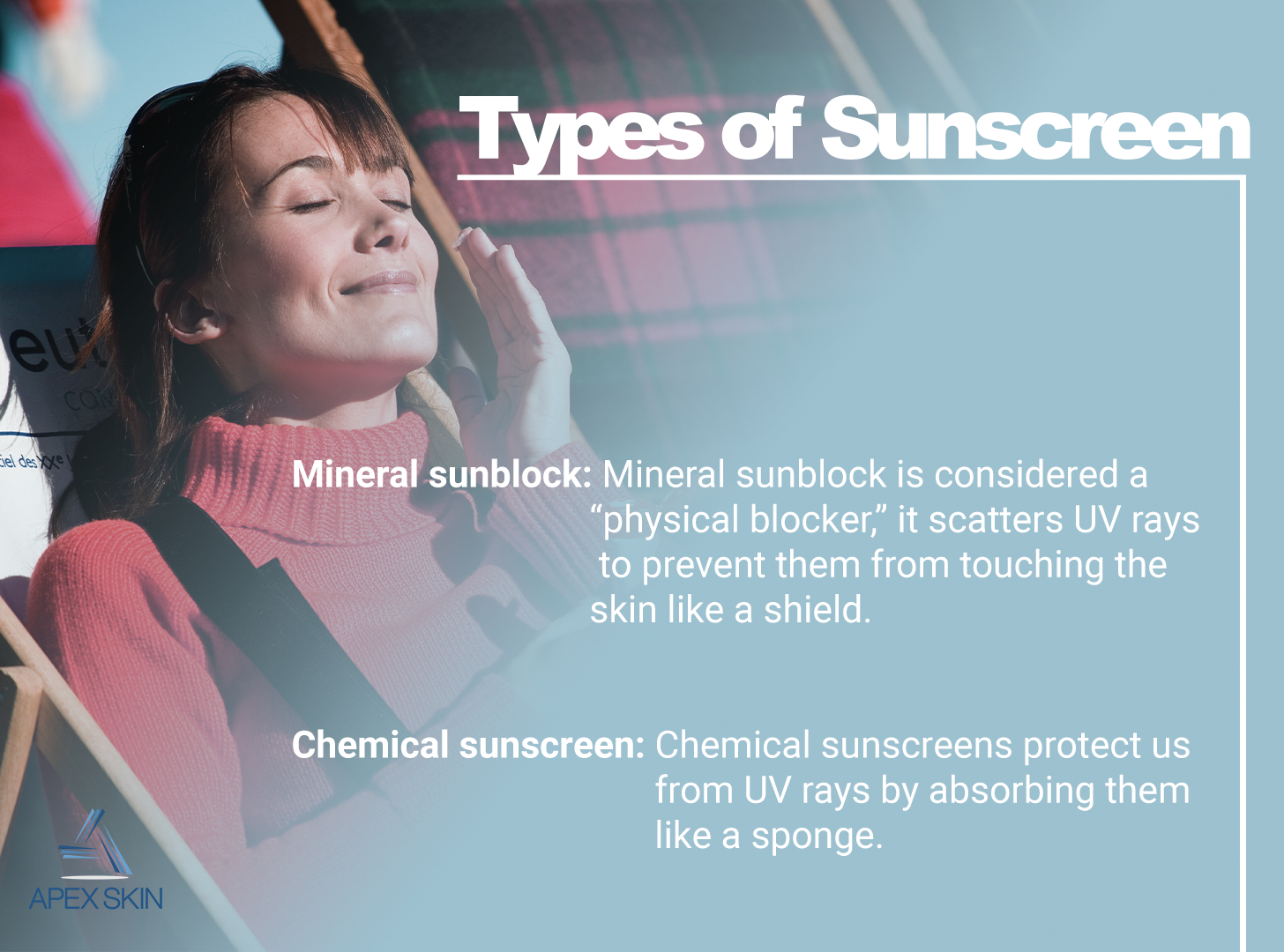 types of sunscreen