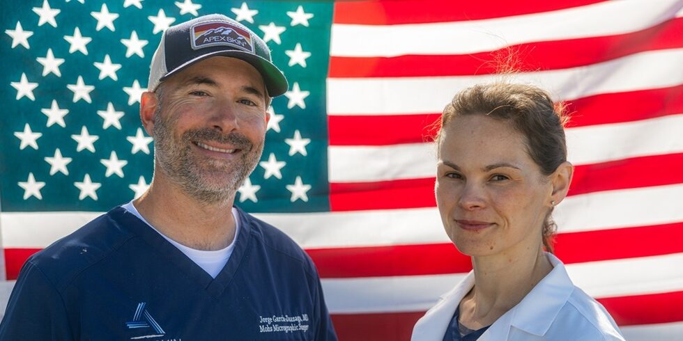 Dr. Jorge Garcia-Zuazaga, board-certified dermatologist and Apex Skin founder