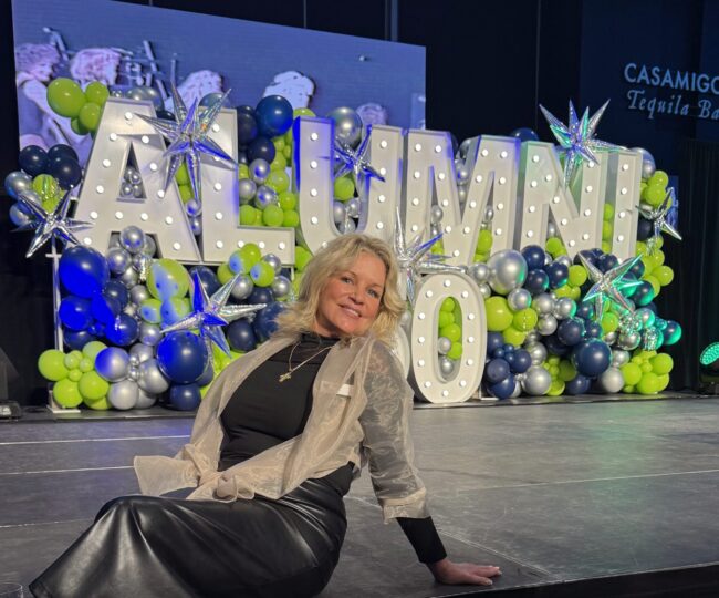 Kathi at the Seattle Seahawks NFL Cheerleader Reunion