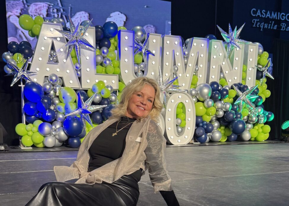 Kathi at the Seattle Seahawks NFL Cheerleader Reunion