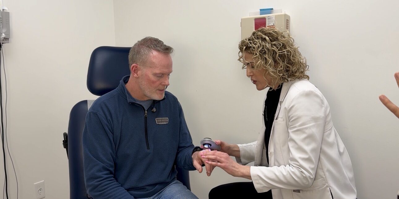 Full skin check at Apex Skin.