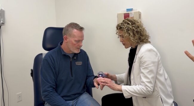 Full skin check at Apex Skin.