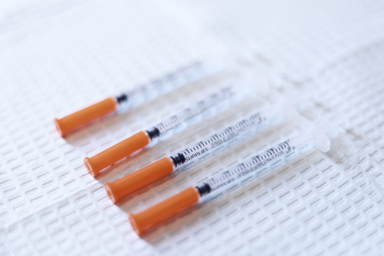 GLP-1 medication in viles.